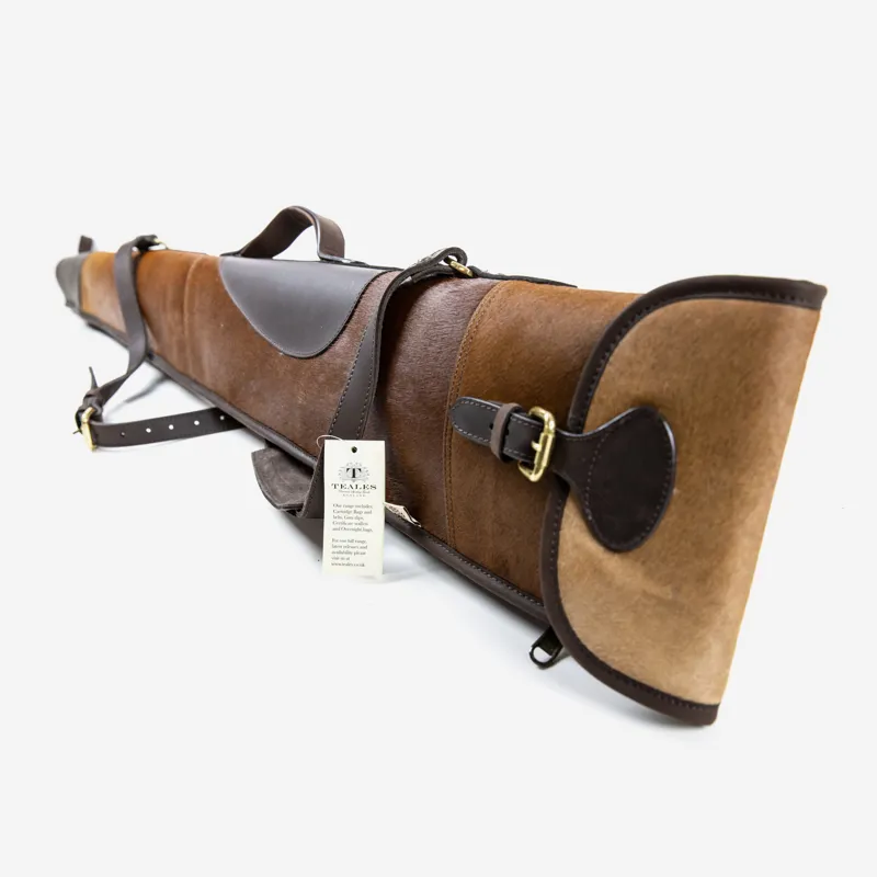 Teales Cow Hide Gun Slip Buckle and Flap Cow Hide-1